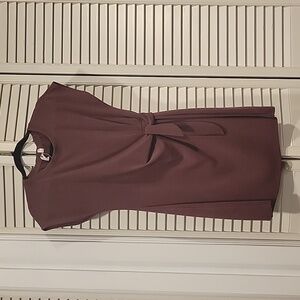 Burgundy Easy Fit Dress